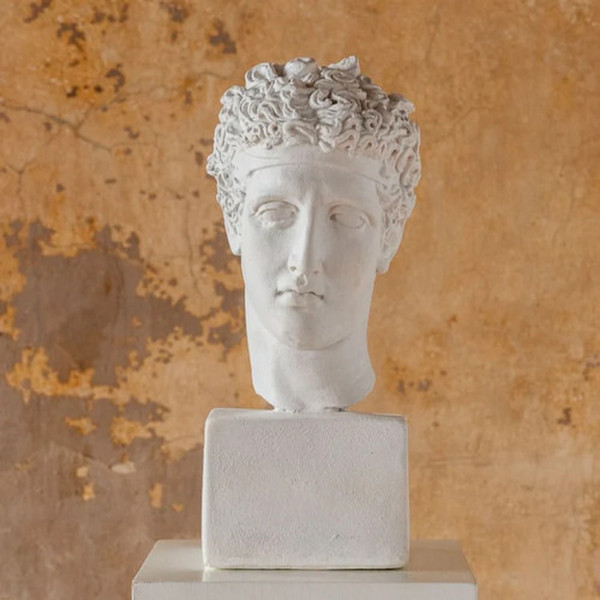 Perseus Art Grade Plaster Bust sculpture Greek that beat Medusa